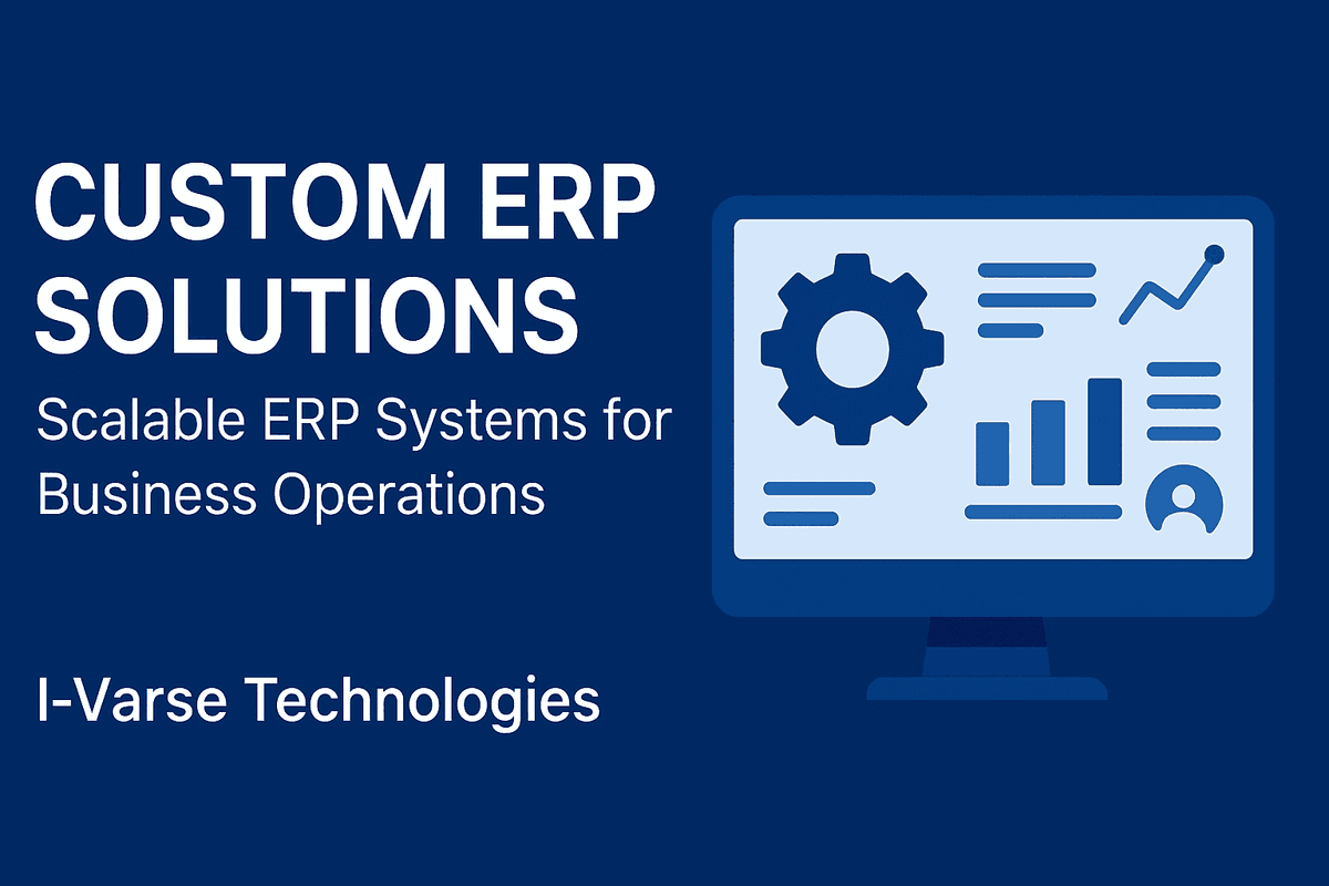Custom ERP Solutions service